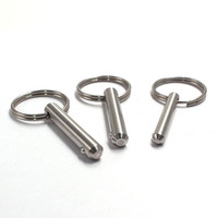Goupille de dégagement rapide à bouton-poussoir en acier inoxydable, diamètre personnalisé 6mm 8mm 10mm 12mm, longueur personnalisée, goupille de positionnement de précision