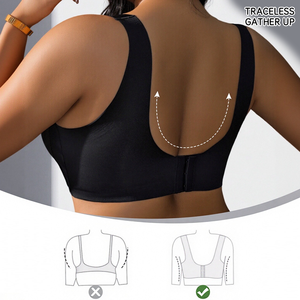 <span class=keywords><strong>Reggiseno</strong></span> Donna <span class=keywords><strong>Senza</strong></span> Ferretto con Chiusura Laterale, Traspirante, Push-Up, <span class=keywords><strong>Senza</strong></span> Cuciture, Taglie Forti, Sollevamento Completo del Seno, Anti-Cedimento, Correttore di Postura, Estivo - Product Image 3