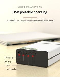 Hộp thuốc lá bằng hợp kim nhôm thông minh, tích hợp bật lử<span class=keywords><strong>a</strong></span> hẹn giờ, hỗ trợ kiểm soát hút thuốc & phục hồi nghiện thuốc - Product Image 6