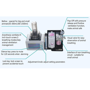 Animal Clinic <strong>Anesthesia</strong> <strong>Machine</strong> Integrated <strong>Anesthesia</strong> <strong>Machine</strong> with Ventilator - Product Image 5