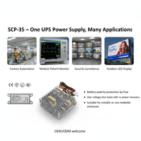 OKEY 35W Mini UPS Alimentation Électrique SCP-35-12 Chargeur de Batterie Industriel 13.8V 2.6A Sortie Unique Garantie 2 Ans CE/FCC/ROHS