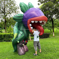 Les gens de Costume de plante Piranha gonflable adulte de haute qualité portent un Costume gonflable