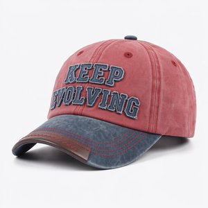 Wholesale Custom Logo Applique Hand Embroidery Letter Baseball Cap Structured 6-Panel Breathable <b>Waterproof</b> Unisex Sport <b>Hat</b> - Product Image 1