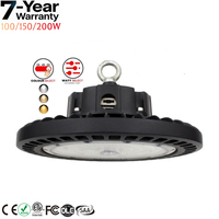 Projecteurs LED UFO pour entrepôt, homologués CE SAA ETL CETL DLC, 3 puissances, 3 températures de couleur, 100W 150W 200W 240W