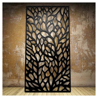 Panneau mural en métal perforé en aluminium personnalisé, découpe au laser, pour chantier de construction