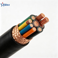 Câble de commande flexible WDZN-RYYP 300/300V, faible émission de fumée, sans halogène, ignifuge, avec blindage en tresse de cuivre