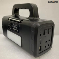 Système solaire domestique hors réseau GCSOAR SDF-3760 Mini 6W/6V Panneau solaire en silicium polycristallin Câble ABS de 5 m Batterie lithium-ion CE