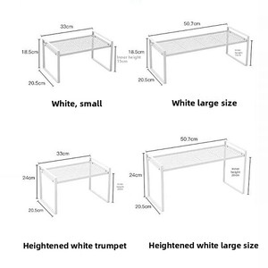 Étagère de rangement pour serviettes en acier inoxydable à double niveau, de type sur pied, étanche, compatible avec les éviers, pour la cuisine et la maison - Product Image 4
