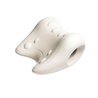 Oreiller de massage cervical en PU souple avec traction cervicale et relaxation, couleurs personnalisables pour la maison/le bureau, soulagement des douleurs aux épaules et au cou
