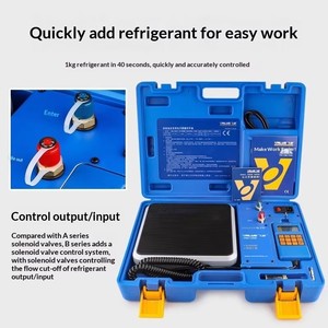 Báscula Electrónica <span class=keywords><strong>de</strong></span> Recarga y Dosificación <span class=keywords><strong>de</strong></span> Refrigerante, Herramienta <span class=keywords><strong>de</strong></span> Refrigeración y <span class=keywords><strong>Aire</strong></span> <span class=keywords><strong>Acondicionado</strong></span> para Recarga <span class=keywords><strong>de</strong></span> Freón - Product Image 2