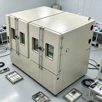 Hochstabile Thermoschock-Testkammer mit Edelstahl-Innentank Schnelle Temperaturwiederherstellung Testkammer für Elektronische Produkte