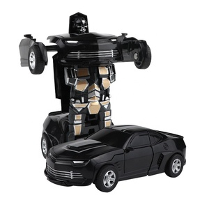 Thiết kế mới nóng bán trẻ em trẻ em nhựa Diecast xe ô tô trở thành transfo xe đồ chơi robot - Product Image 4