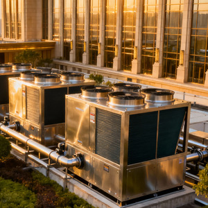 Pompe à chaleur industrielle à double soufflerie de pointe, forte capacité de chauffage, assurant un micro-climat stable à l'intérieur des grandes serres de culture - Product Image 6