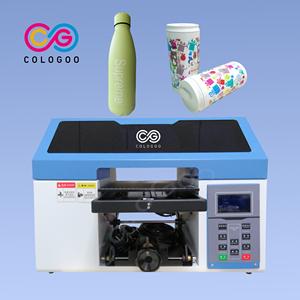 Imprimante UV professionnelle A4 ColoGoo avec têtes DX10 pour l'impression automatique sur cuir, stylos, verre et vernis - Product Image 1