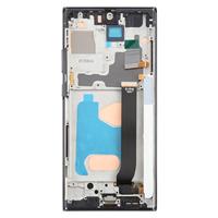 Rakitan Digitizer Layar Sentuh LCD TFT Berbingkai untuk Samsung Galaxy Note20 Ultra SM-N986B Tanpa Dukungan Sidik Jari Warna Hitam