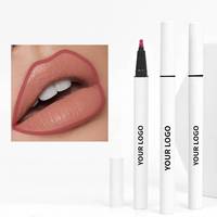 Nouveau crayon à lèvres de haute qualité marque privée stylo marqueur à lèvres végétalien crayon à lèvres crémeux anti-taches