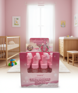 Espuma Limpiadora para Bebés Saniye 50 ml, Botella de Plástico con Logotipo Serigrafiado, Empaque en Caja de Color - Product Image 2