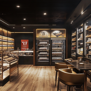 Công suất lớn Cigar Humidor tủ với độ ẩm chính xác kiểm soát với Tây Ban Nha Cedar tủ lạnh - Product Image 3