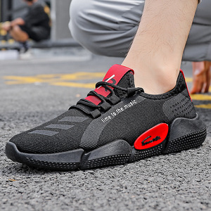 Zapatillas de Correr para Hombre Ligeras Transpirables de Malla Suave sin Cordones con Característica Elástica para Caminar de Malla Transpirable Estilo Walking - Product Image 6