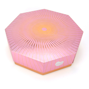 Tùy Chỉnh In Các Tông Hình Lục Giác Trái Cây Khô Đóng Gói Hộp Sang Trọng Các Loại Hạt Món Quà Bao Bì Thực Phẩm Với Ribbon - Product Image 4