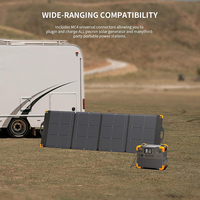 Panneau solaire monocristallin pliable PV200 200W, chargeur solaire portable pour les systèmes hors réseau