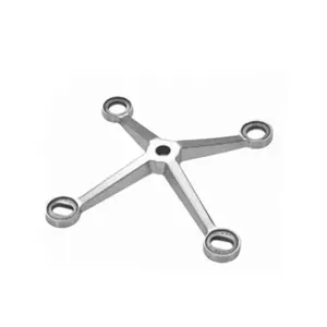 Stainless steel 4 arms glass spider fitting