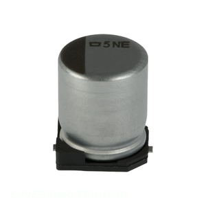 Condensador SMD Original de Montaje Superficial EMVE500ARA330MF80G 33 uF CAP ALUM 33UF 20% 50V - Product Image 1