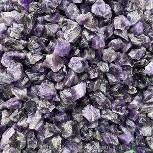 All'ingrosso cristalli grezzi viola scuro naturale di alta qualità spirituale Semi-preziosa pietra ametista ruvida per il giardino fengshui arredamento - Product Image 2