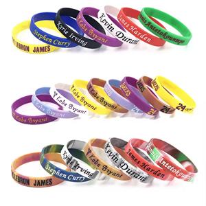 Bracelet en silicone fin avec logo personnalisé, promotionnel, en caoutchouc, pas cher, bracelets personnalisés - Product Image 5