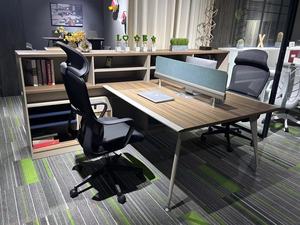 Escritorio de ordenador moderno mesa de oficina normal con cajón partición de oficina - Product Image 4