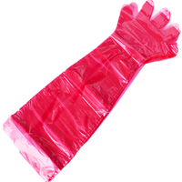 Bétail de chèvre de race pure guantes palpacion bovinos long gant vétérinaire