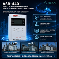 Relais de protection contre les surintensités pour transformateur auxiliaire industriel, pour applications et systèmes de services de centrales électriques ASB-4401