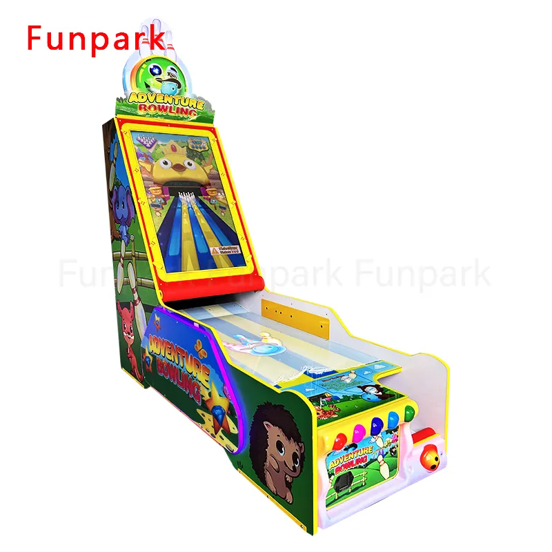 Funpark Nieuw Ontwerp Arcade Game Machine Singleplayer Bowling Machines Muntautomaten