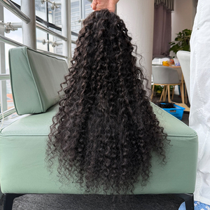 18 inch 5X5 Hd Lace Closure <b>Deep</b> <b>wave</b> Human Hair <b>Wigs</b> 180% Density Brazilian Human Hair for Black Women Natural - Product Image 1