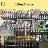 Ampul dolum makinesi otomatik 1-2ml 5-10ml ampul dolum ve sızdırmazlık makinesi cam ampul sıvı dolgu makineleri