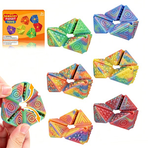 Jouets sensoriels pour enfants - Cube à bascule nostalgique pour soulager le stress des enfants - Product Image 4