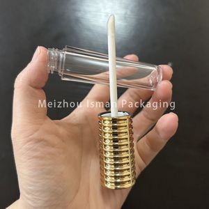 ISMAN Gold - Tubo de Rímel Cónico de 6 ml y 13 ml, Botella de Brillo Labial de Plástico Transparente Irregular, Envase Cosmético Vacío al por Mayor - Product Image 3