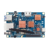 Carte de développement Orange Pi 3 LTS, ordinateur Linux, 2G8G RAM, coque noire transparente avec dissipateur thermique