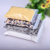 Sac à fermeture éclair recyclé sacs à fermeture éclair en plastique PE imprimés personnalisés sacs en plastique épais transparents