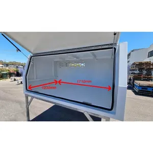 Auvent de camionnette personnalisé double cabine plateau ute et auvent l couverture de lit rigide en alliage d'aluminium plateau ute et auvent ute à vendre