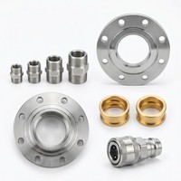 Fabricante de Accesorios para Acoplamiento Hidráulico de Acero Inoxidable con Mecanizado CNC de Precisión OEM, Juego de Bridas, Boquillas para Tuberías y Bujes de Latón
