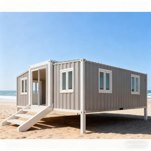 บ้านสำเร็จรูปหรูหราขนาด 20 ฟุต 40 ฟุต แบบขยายได้ เคลื่อนย้ายได้ พร้อม 3 ห้องนอน บ้านคอนเทนเนอร์สำเร็จรูป - Product Image 1