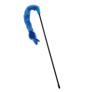 2025 nuevo diseño gato Teaser Rod juguete Océano Azul moderno estilo clásico ratón peludo y pluma esponjosa FÁBRICA DE China personalizable - Product Image 2