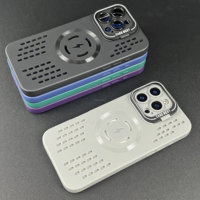 Chargement sans fil Compatible Custom Mobile case Matte pour iPhone 17 Pro Max 16 Plus 15 14 13 12 11 TPU Hollow Heat Dissipation