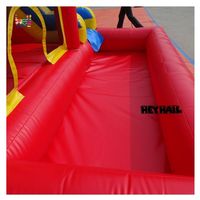 Combo de jeux gonflables pour enfants, utilisable à sec ou à l'eau, en PVC commercial, design portable, château gonflable avec piscine pour les fêtes de ballons