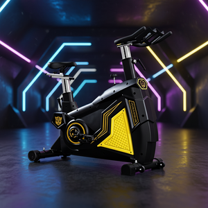 Vélo <span class=keywords><strong>d</strong></span>'exercice en acier à entraînement par chaîne ultra-silencieux 2026, équipement de cardio tout-en-un pour la maison, capacité de 150 kg pour le fitness - Product Image 5