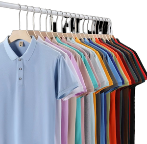 Camiseta Polo de Algodón para Hombre de Secado Rápido con Cuello, Talla Grande, Precio Mayorista - Product Image 2