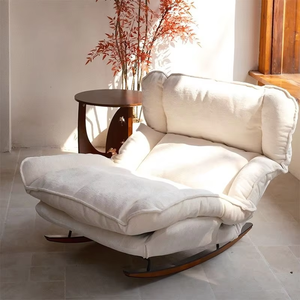 Sillón Reclinable Nórdico para Salón, Balcón, Hogar, Silla Mecedora de Ocio para Adultos, Sofá Perezoso para Sala de Estar - Product Image 3