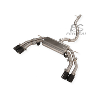 Silencieux d'échappement OEM Valvetronic pour Audi S3 2.0T 2015-2024, en acier inoxydable, performance racing, amélioration du son