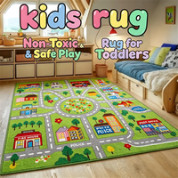 Alfombra de Juego Infantil Personalizada con Certificado CPC, Alfombra Educativa No Tóxica para Bebés, Alfombra Infantil de Goma y Nailon Suave para Plataformas de Comercio Electrónico